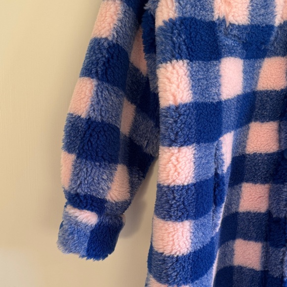 Stand Studio Sabi Blue and Pink Checkered Jacket - Picture 3 of 7